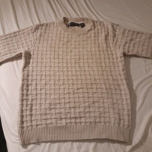 Vintage Oscar De La Renta textured wool sweater